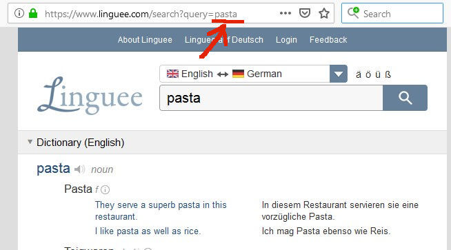 Search on Linguee